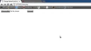 PHP: Change Upload Limit (php.ini)