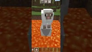 Minecraft wolf rocket 🤣 