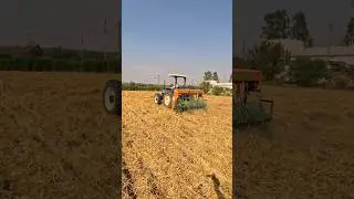 Parali Mulching Happy Seeder  #parali #formar #mulching #village #seeder #happyseeder