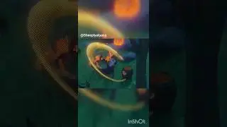 When you hit an exploding barrel... 