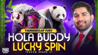 Panda Hola Buddy Companion Lucky Spin | Thunderclap Fury Buddy | 🔥 PUBG MOBILE 🔥