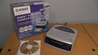 Casio CW-75: The Disc Label Printer I Needed Twenty Years Ago