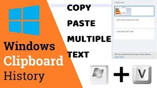 NEW WAY TO COPY PASTE MULTIPLE ITEMS IN WINDOWS 10