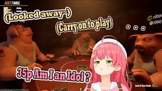 These Pig 35p's comedic body language wouldn't gave Miko a break from laughing  【Sakura Miko 】