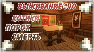 Ферма пороха на котах | Ванильное выживание в Майнкрафт на 600+ ачивок | 1.15.2 | Выпуск 10