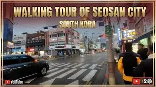 Walking tour of Seosan City, SOUTH KOREA❤️🥰
