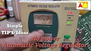 Automatic voltage regulator no power repair guide