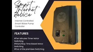 Smart Water Pump Controller | Internet Controlled | IOT | Net-O-Box | Elins Technologies