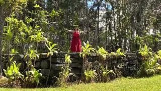 Hula to Pele at Kilauea