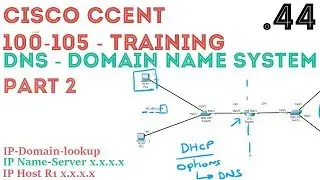 Cisco - CCENT/CCNA R&S (100-105) - DNS - Domain Name System - Part2 .44