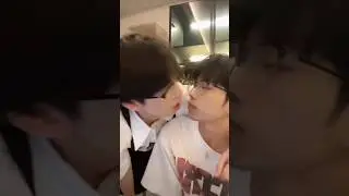 bl kiss so hot 🙊🔥 Xiao bao & Xiao huan 