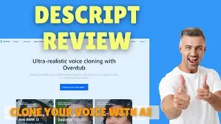 Descript Review | Create AI Voice using your Own Voice | Clone Your Voice 🤖