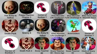 Bowmasters, The Baby In Yellow, Specimen Zero, Mr Meat 2, Granny, Zombie Tsunami, Alien Monster 7