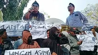 Aksi Heroik ! Masyarakat Demo Pembangunan Tol Probowangi || Paket 2 Ruas Kraksaan - Paiton