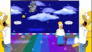 MUGEN RedMoon Homer Simpson(new) vs Homer Simpson(old)