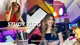 STUDY VLOG NOTURNO ( realista, resolvi 60 questões do Enem, redação, organização e surtos )