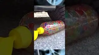 Crushing Crunchy & Soft Things by Car! #shorts #crushing #asmr #crunchy