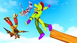 FNAF 9 Security Breach: Ragdoll Jumps & Falls - [GMOD] - Episode 121