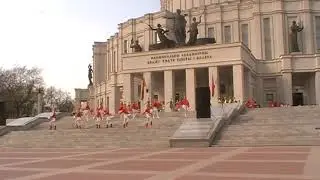 Барабанщицы ГЛОРИИ открывают сезон фонтанов 2019 в Минске
