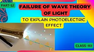 failure of wave theory of light to explain photoelectric effect | Class 12 Physics