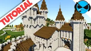 How To Build A Castle Minecraft Tutorial | Medieval Castle Part 3