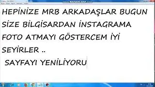 Bilgisayardan instagrama fotoğraf atma