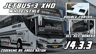 Share !!! Kodename Jetbus 3 Xhd White Style By Angga Nation || Bussid V4.3.3