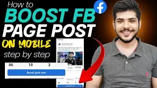 How to Boost Facebook Page Post in Mobil 2023, Facebook Ads