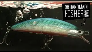Making A Weight Shift Balsa Fishing Lure Part 2 of 3