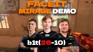 CS2 POV Navi b1t (26/10) w/m0nesy/s1mple vs FACEIT (mirage) - FACEIT PRO DEMO