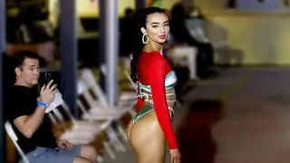 Slow Motion Bikini Runway Model Walk For Swimsuit Fashion Show | Texas Swim Fest