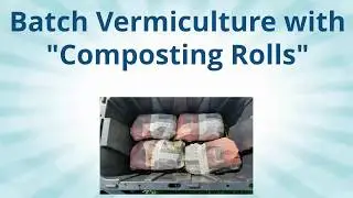 Batch Vermiculture With Composting Rolls