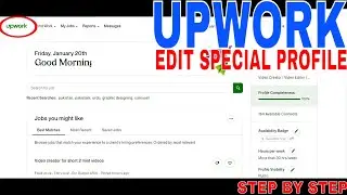 ✅  How To Edit Specialized Profile On Upwork 🔴