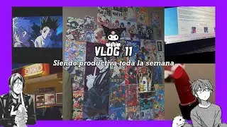 🧋Vlog Ep.11 Días productivos, decorando mi pared, mini haul, comprando, homework y viendo anime