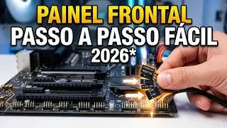 Como conectar os cabos do painel frontal do gabinete na placa mãe