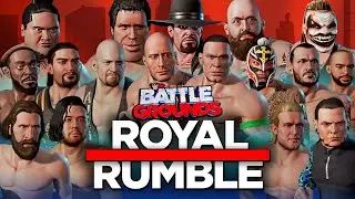 WWE 2K Battlegrounds: 30 MAN ROYAL RUMBLE MATCH!!
