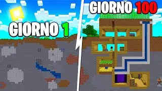 SOPRAVVIVO 100 GIORNI come UNA FORMICA in MINECRAFT