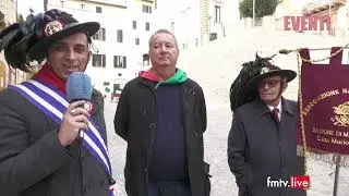 ANCR celebra a Monte San Martino la giornata dell'Unità Nazionale e delle FF.AA. (16 novembre 2025)