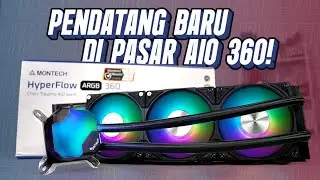 Pendatang Baru Di Pasar AIO Water Cooler 360! | Review AIO Montech Hyperflow 360 ARGB