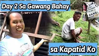 Day 2 sa gawang bahay sa kapatid ko. Tulongan tayo tara😘😘