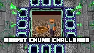Minecraft: Hermit Chunk Challenge -9- BEST WAY ABOVE NETHER ✔