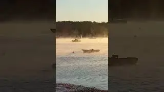 Sunrise in Belfast, Maine