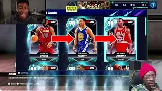 FIRST IMPRESSION OF NBA2K25 MYTEAM TRIPLE THREAT PARK!! GALAXY OPALS ON DAY ONE ?????