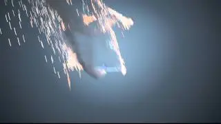 Pyrotechnic Air Display over Douglas  (Isle of Man TT 2012)