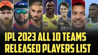 IPL 2023 Released Players List of all 10 teams