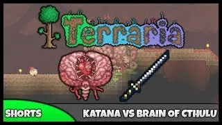 Terraria 1.2.3 || Boss Battles - Brain Of Cthulu VS Katana