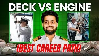 Deck Side Vs Engine Side | Which is the best career path in Merchant Navy? (2025)