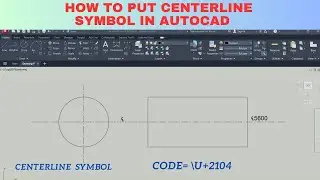 centerline symbol autocad
