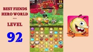 Best Fiends Hero Level 92 - Walkthrough