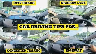 How to drive a car in Congested lanes.??  Full car driving training lessons…!!